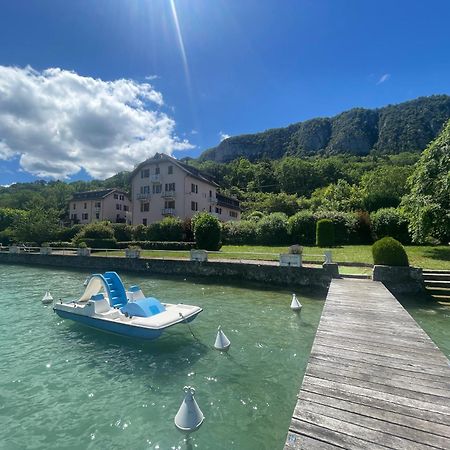 Rare 2 Bedroom With Private Beach On Lake Annecy Дуссар Экстерьер фото