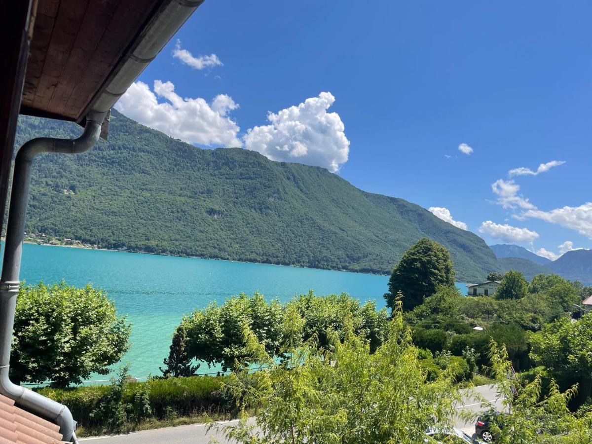 Rare 2 Bedroom With Private Beach On Lake Annecy Дуссар Экстерьер фото